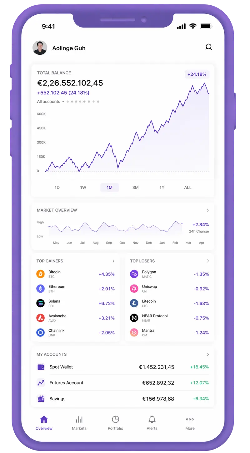 Épargniture trading app